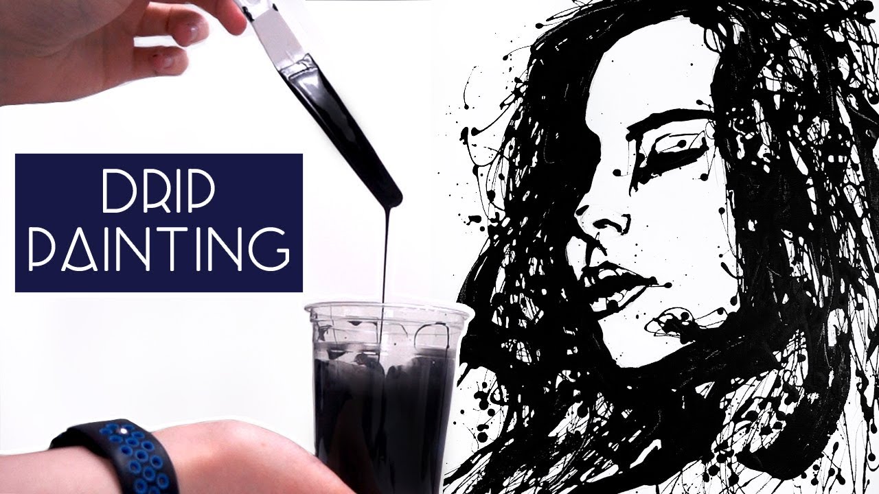 Trying Out Drip Painting for the First Time