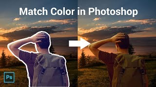 2 Powerful techniques to quickly match subject With a background in photoshop