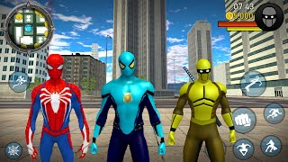 Süper Kahraman Örümcek Adam - Amazing Spider Stickman Ninja Rope Hero 3D #10 - Android Gameplay. screenshot 4