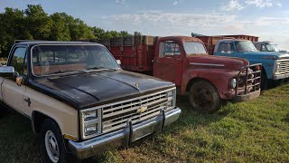 Wichita farm auction trucks equipment all kinds of goodies