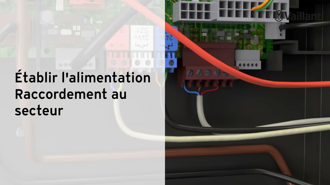 uniTOWER Split plus - Raccordement électrique
