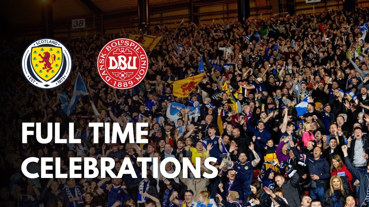 FULL TIME SCENES!! SCOTLAND MAKE THE WORLD CUP!!!
