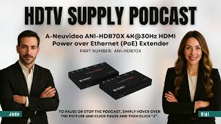 A-Neuvideo ANI-HDB70X 4K@30Hz HDMI Power over Ethernet (PoE) Extender