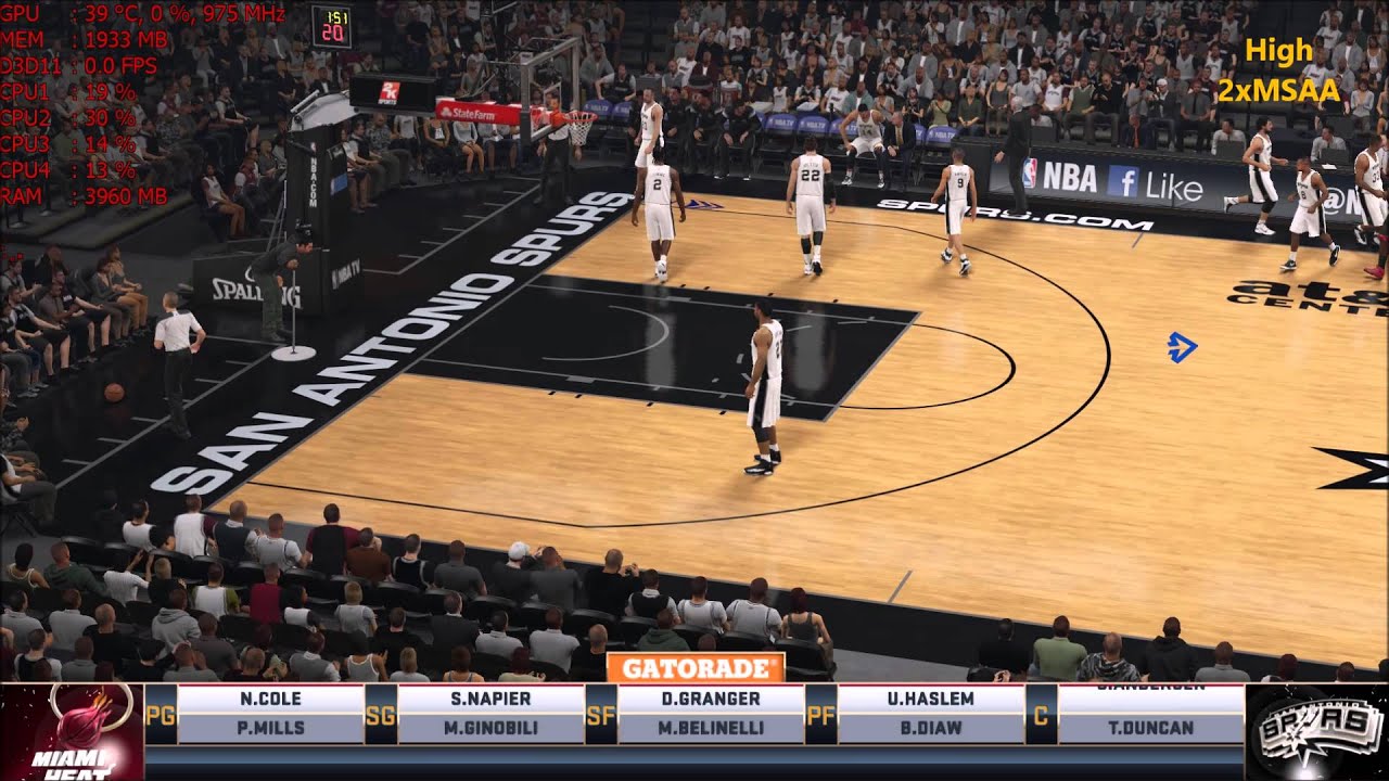 NBA 2K15 (HD 7850/Phenom II X4) [High]