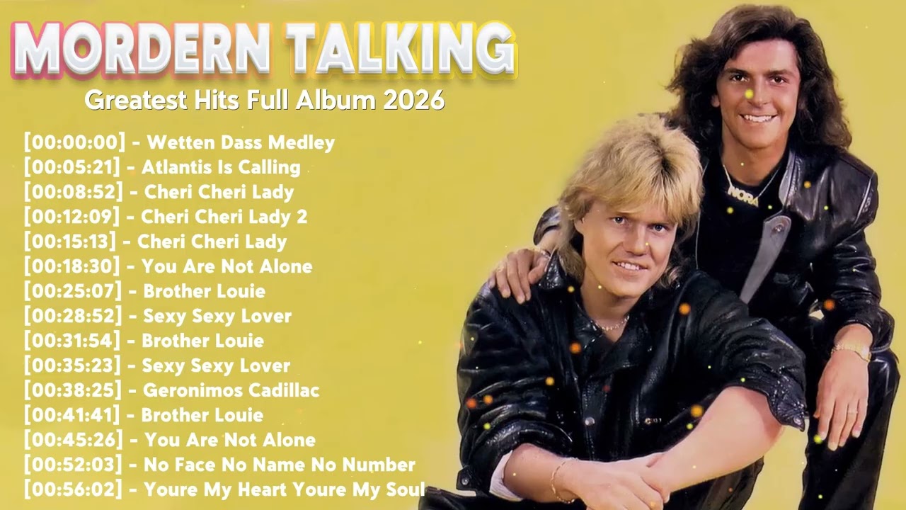 Modern Talking Full Album Playlist – Top 20 Greatest Hits and