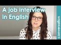 Entrevista de entrenamiento en inglés
