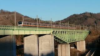 【新桂川橋梁通過集】#新桂川橋梁#鳥沢鉄橋#通過集#E353系#E257系#E233系#211系#ジョイント音
