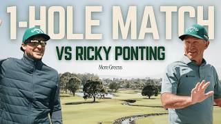 We Played Ricky Ponting In A 1-Hole Match
