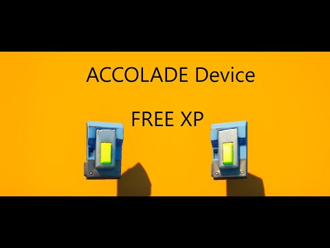 how to use ACCOLADE device, XP device, unlimited xp glitch fortnite ...