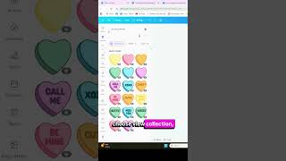 Create custom conversation hearts for your classroom and students in Canva in seconds | Teacher Hack