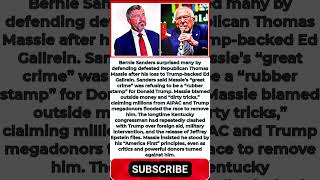 Bernie Sanders Says Thomas Massie Lost GOP Primary As He Refused To Be Trump’s ‘Rubber Stamp’