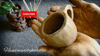 How to make terracotta mug | Handmade coffee cup with #terracotta #clay