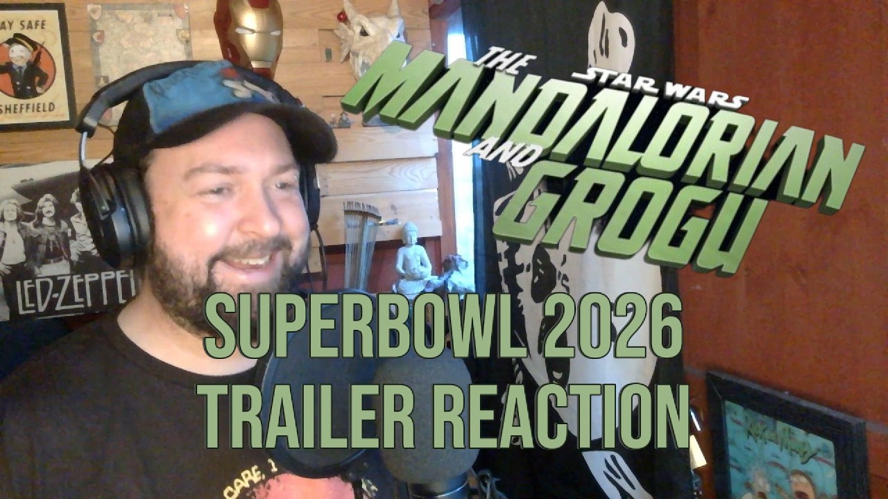 Reaction - Mandalorian and Grogru - SUPERBOWL 2026