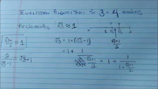 Euclid's Algorithm and the Square Root of 3