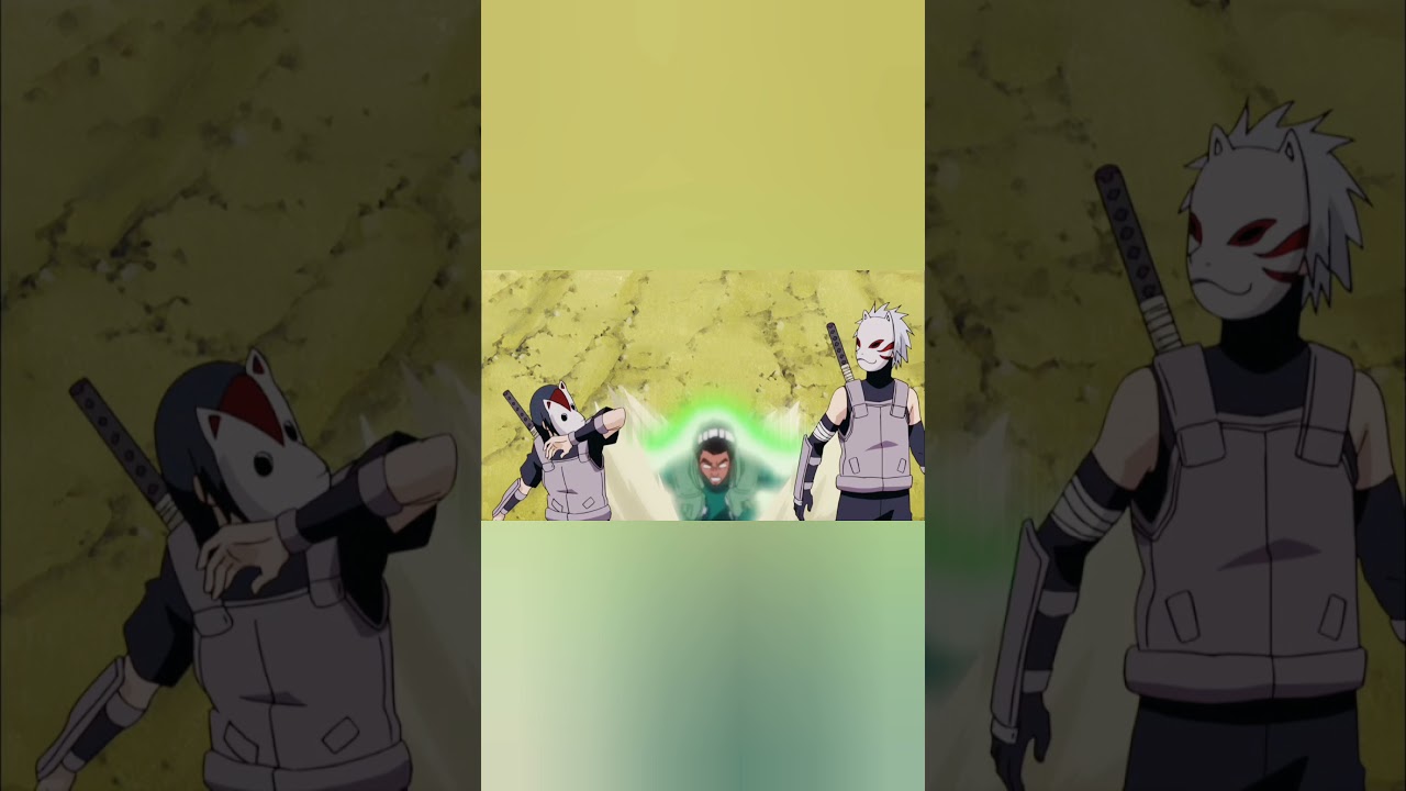 Itachi admires Might Guy