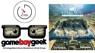 The Palace of Mad King Ludwig (Standalone Game) (Allegro 2-min) Review with the Game Boy Geek