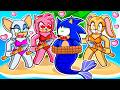 One SONIC MERMAID Trapped on an ALL GIRL ISLAND!