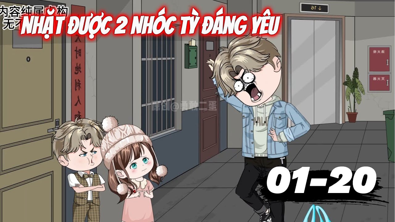 Full 1 - 20 | Nhặt Được 2 Nhóc Tỳ Đáng Yêu | Gà Mờ TV