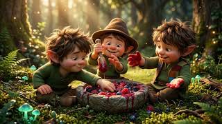 Tiny Forest Gnomes Adventure  | Magical Berry Harvest & Cozy Village Life (Relaxing Fantasy 4K)