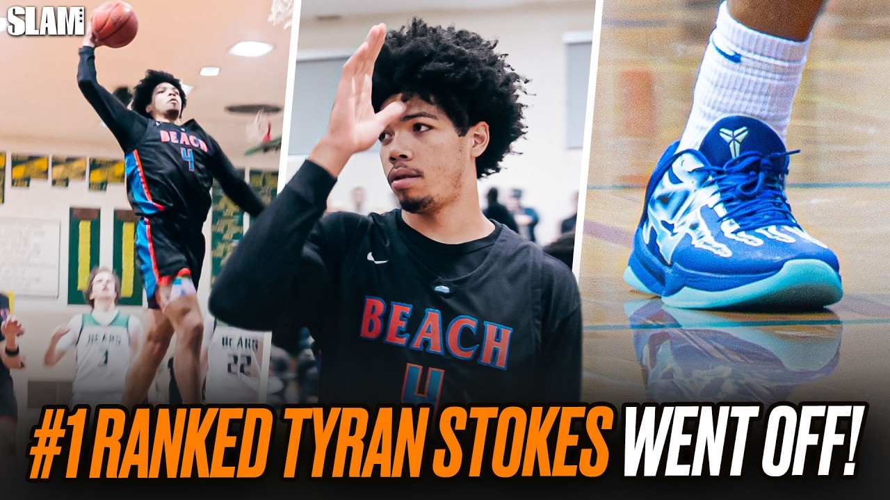 #1 Ranked Tyran Stokes WENT OFF for 34 PTS, 11 REB, 7 AST, & 6 STL 🚨🤬