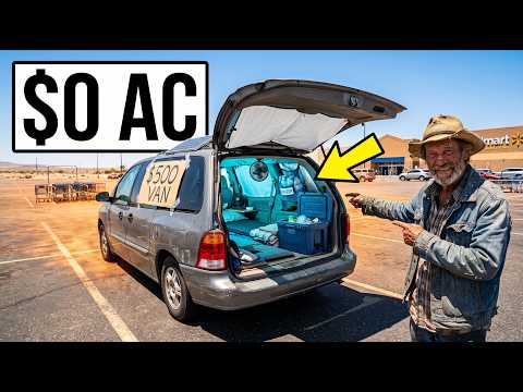 How Homeless People Cool A $500 Van To 70°F In 115°F Heat Without AC Or Power