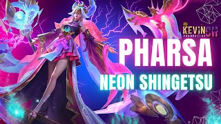 ♠️ SKIN 766 | Review Skin Pharsa Neon Shingetsu | Mobile Legends | MLBB