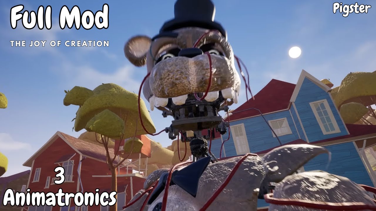 Hello Neighbor The Joy Of Creation Full Mod Playthrough (No Commentary) [4K] Hello Neighbor