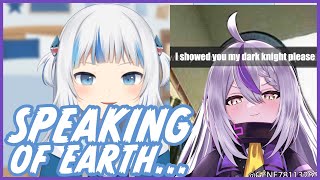 La  and Gura sending each other yabai GIFs over Discord【HoloEN】