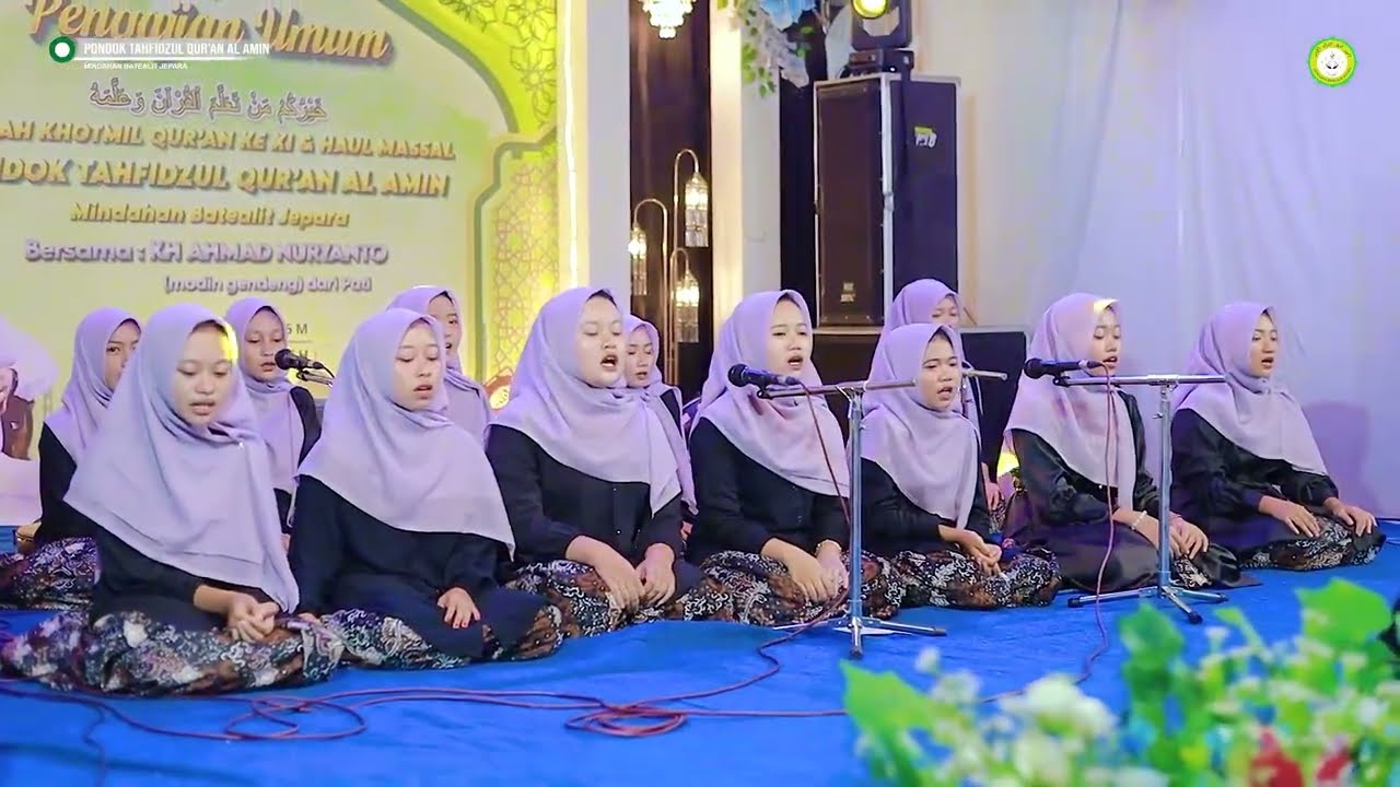 Penampilan NASYID Haflah Khotmil Qur'an Ke XI &  Haul Massal PPTQ Putri 