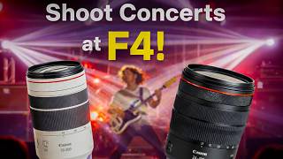 Concert Photography Tutorial (F4 lenses Low light tips)