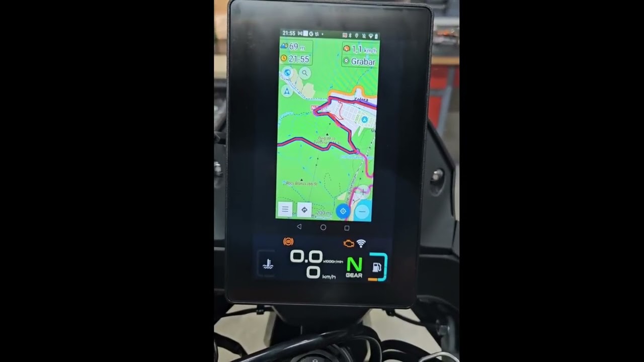 2026 Rieju Aventura Rally 307 Display + Phone Mirror Link