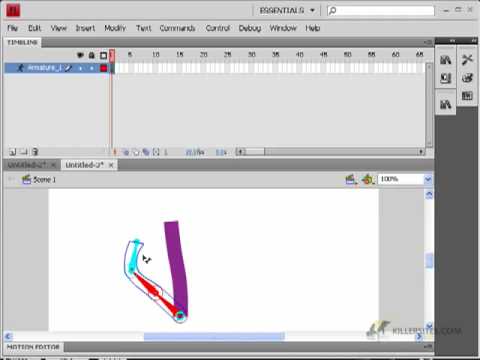 Introduction to the Flash CS4 Bones Tool