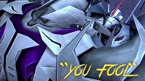 Megatron beats up Starscream for the millionth time - TFP Game Cutscene