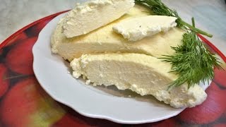 Домашняя брынза без ферментов. Домашняя брынза без ферментов.