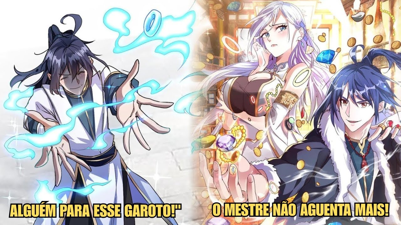 O MESTRE NÃO AGUENTA MAIS! 🤦‍♂️ Seu Discípulo é o Gastador Mais OP de Todos os Tempos!- Manhwa Recap