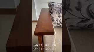 Teak 3-2-1 sofa set with high quality fabric and treated timber.