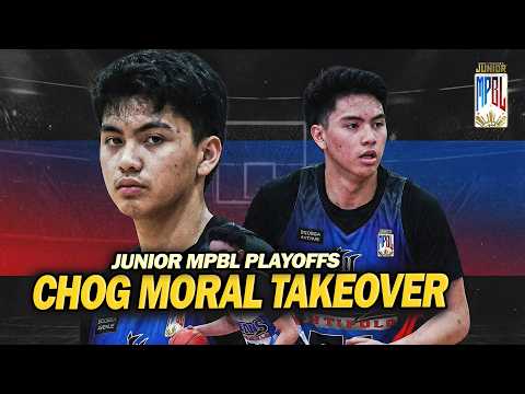 CHOG MORAL TAKEOVER MODE! JUNIOR MPBL PLAYOFFS ANTIPOLO VS QUEZON