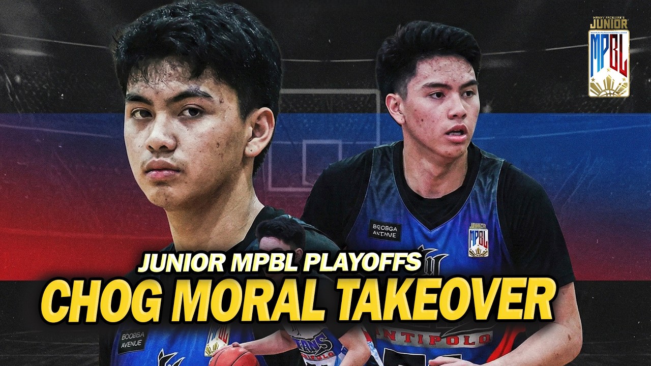 KENJI 'CHOG' MORAL BINUHAT ANG ANTIPOLO TITANS SA DIVISION FINALS NG JNUIOR MPBL 18U