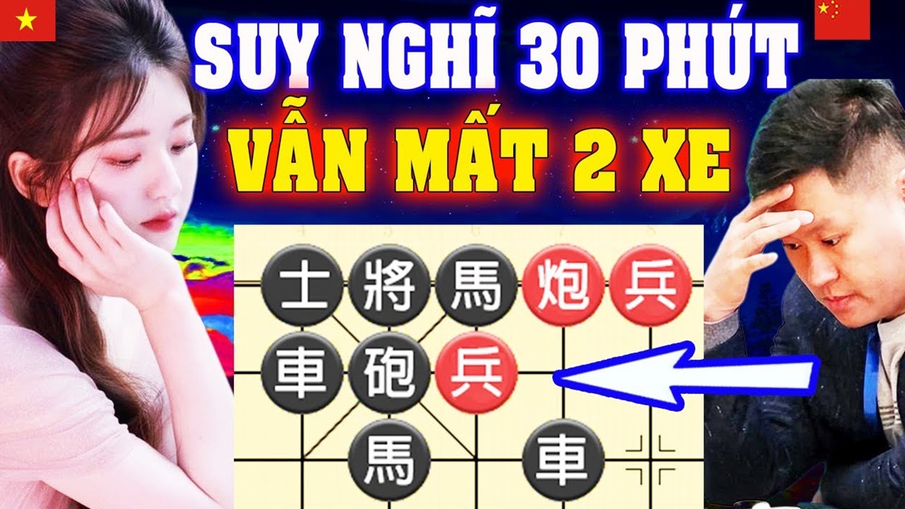 🔴XUẤT HIỆN Nữ Thần VIỆT chỉ đi 1 MÃ bắt 2 XE cả TQ Sửng Sờ | [Ly cờ tướng]
