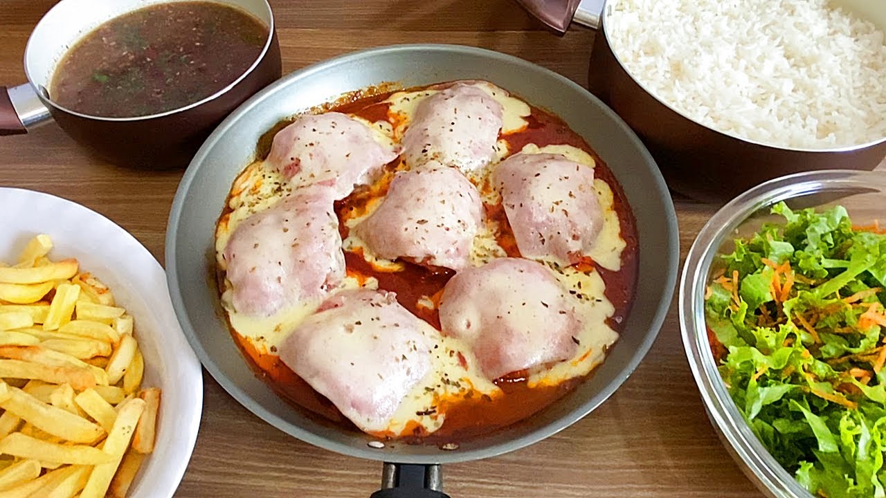 PARMEGIANA DE LINGUIÇA, ALMOÇO SIMPLES E SABOROSO