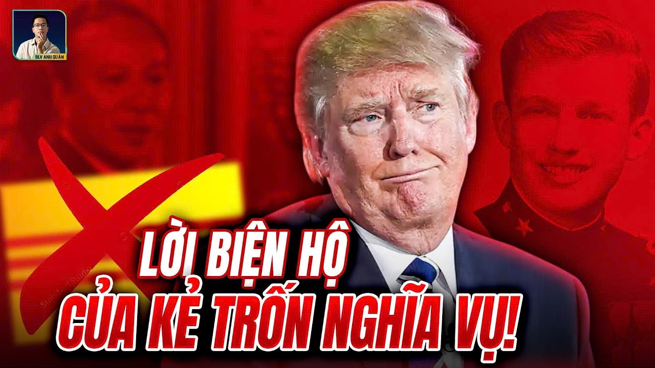 TRUMP ĐỔ LỖI MỸ NHÂN ĐẠO QUÁ NÊN THUA Ở VIỆT NAM – QUÊN MÌNH TỪNG TRỐN LÍNH?