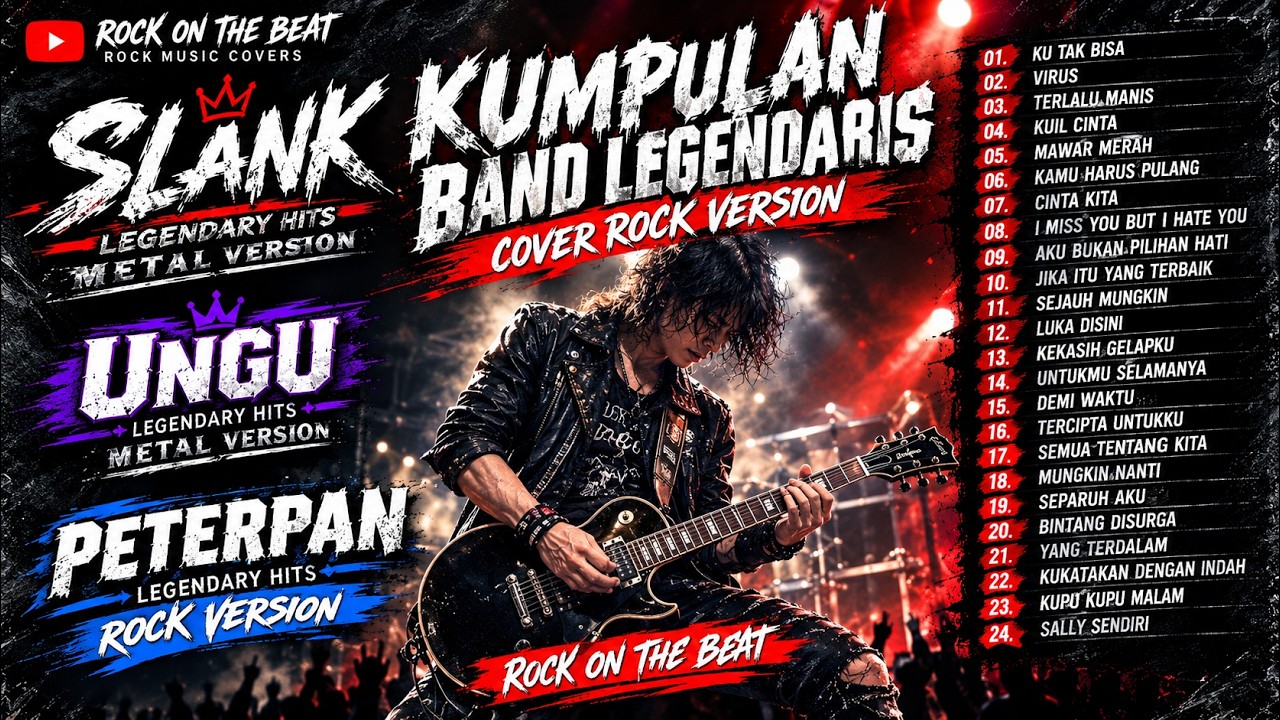 SLANK x UNGU x PETERPAN FULL ALBUM 🔥 Kumpulan Lagu Terbaik Cover Rock Terbaru 2026