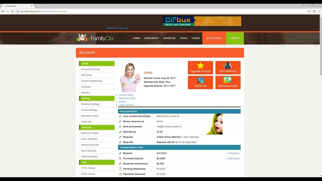 How to make money online with FamilyClix