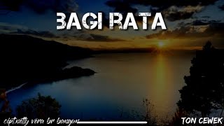 Download Lagu BAGI RATA | KARAOKE | Lagu Karo  | Ton cewek  MP3