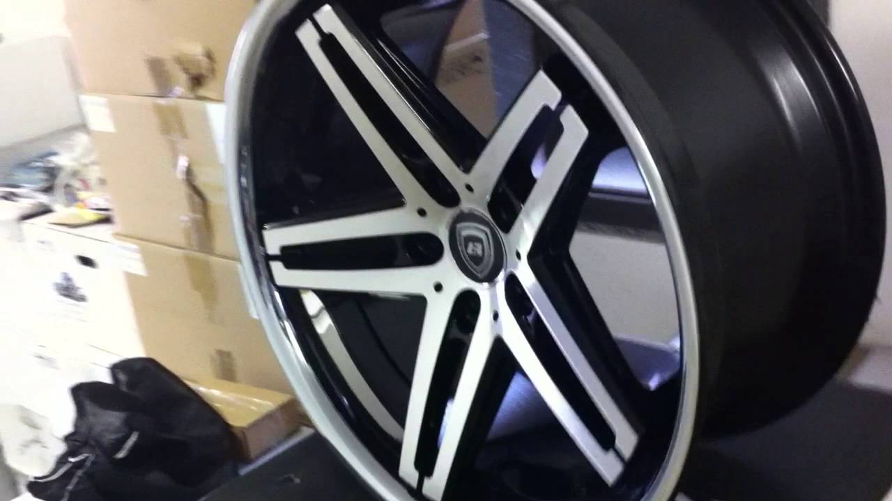 LEXANI R-5 BLACK MACHINED By WHEELS WORLD - YouTube