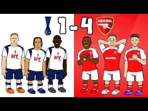 Spurs 1-4 Arsenal - The REAL Highlights😂
