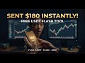 I found a free USDT flash tool that actually works on TRC20 — try this now!