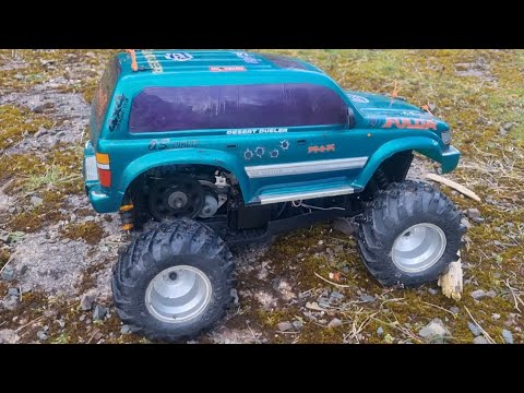 Vintage Kyosho 31381 Land Cruiser 80 nitro rc - first run in many