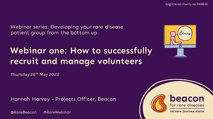 Webinar | How to successfully recruit and manage volunteers