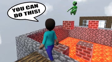 MINECRAFT CREEPER AND STEVE WORKING TOGETHER in HUMAN FALL FLAT